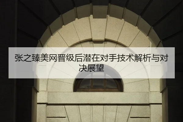 张之臻美网晋级后潜在对手技术解析与对决展望